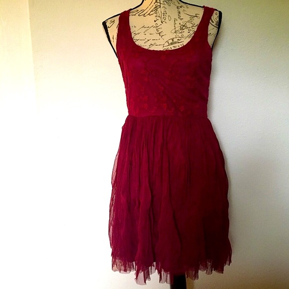 Altar’d State Floral Lace Mini Skater Dress - Picture 1 of 7